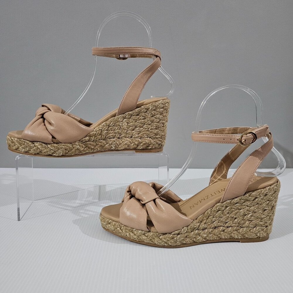 Stuart Weitzman Sofia Espadrille Wedge Sandal Ado… - image 2